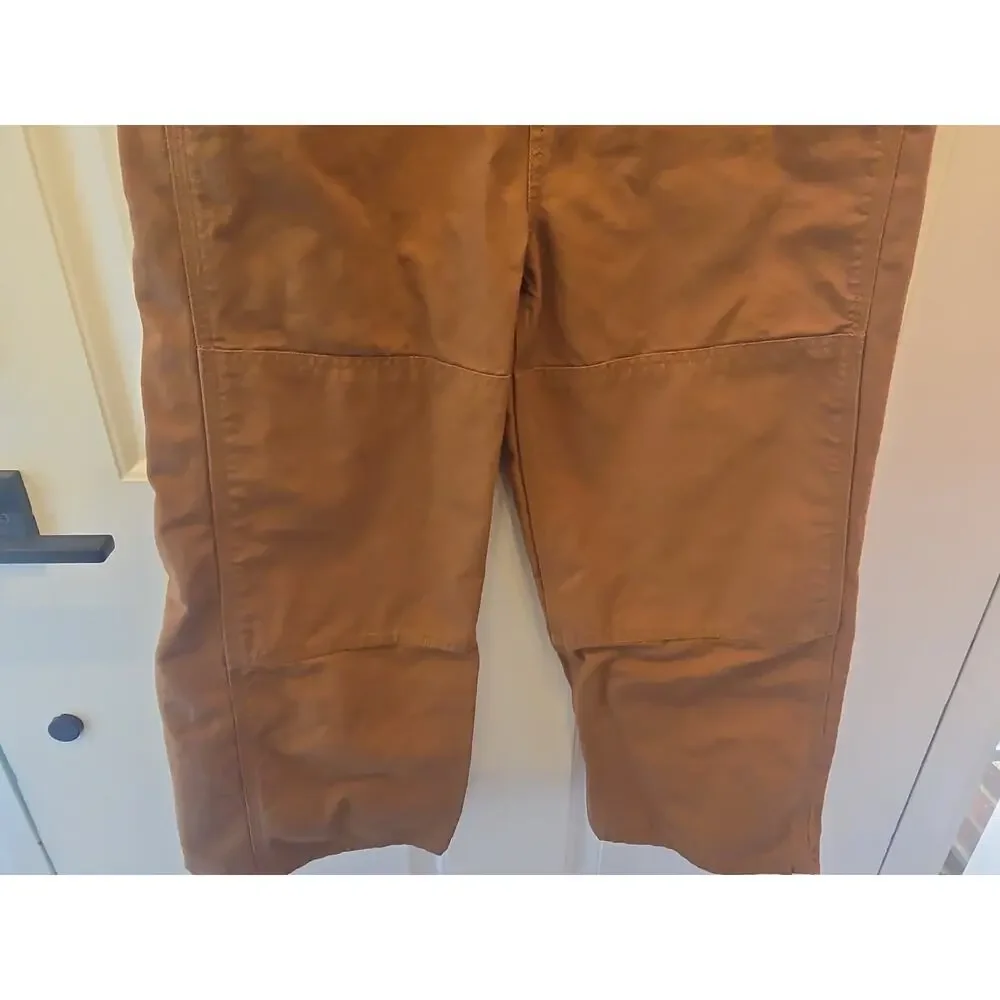 New Without Tag Carhartt Youth Bib Overalls Double Knee Szie 10